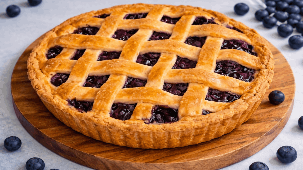 Classic Homemade Blueberry Pie Recipe 